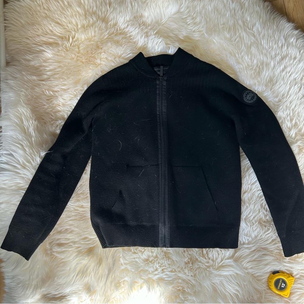 Canada Goose Black Label wool Zip-Up Sweater jacket M